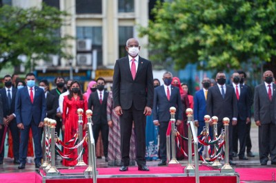 މިނިވަން ދުވަހުގެ ދިދަ ނެގުމުގެ ރަސްމިއްޔާތުގައި ރައީސް ބައިވެރިވެވަޑައިގެންފި