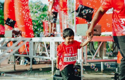 ބީއެމްއެލް "ވައު ކިޑްޒް ރަން" 700 އަށް ވުރެ ގިނަ ކުދިންނާ އެކު ބާއްވައިފި