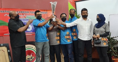 30ވަނަ ގައުމީ ކެރަމް މުބާރާތް ކާމިޔާބުކަމާ އެކު ނިންމާލައިފި