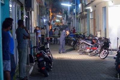 މާލޭގައި މާރާމާރީއެއް، އެކަކަށް ހޮސްޕިޓަލްގައި ފަރުވާ ދެނީ