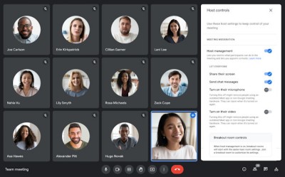 ގޫގުލް މީޓް ހޮސްޓަށް ބައިވެރިންގެ މައިކް އަދި ކެމެރާ އޮފް ކުރެވޭ ގޮތް ހަދަނީ