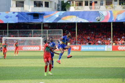 ލަންކާ - ރާއްޖެ ބައްދަލު ކުރާ މެޗު މާލޭގެ ބޮޑު ސްކްރީންތަކަށް