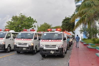 އެންމެ ބޮޑަށް ބޭނުން ޖެހިފައިވާ 20 ރަށަކަށް އެމްބިއުލާންސް ފޮނުވައިފި