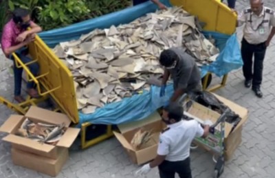 ވައިގެ މަގުން ބޭރުކުރަން އުޅުނު ގިނަ އަދަދެއްގެ މިޔަރު އުރަހަ އަތުލައިގެންފި