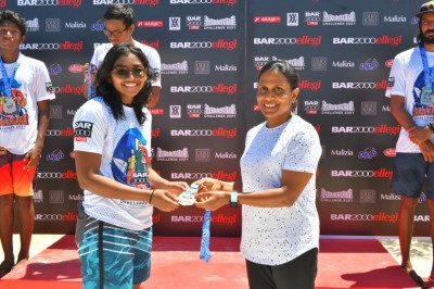 މެޑަމް ފަޒުނާ "ބާރ2000 ފަރަމަންތާ ޗެލެންޖް 2021" ފައްޓަވައި ދެއްވައިފި