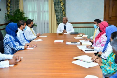 ވެލިދޫގެ ތަރައްގީއާ ގުޅޭގޮތުން ރައީސް މަޝްވަރާ ކުރައްވައިފި