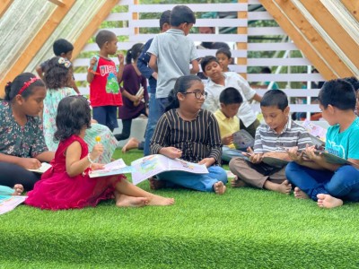 ބީއެމްއެލްގެ ކޮމިއުނިޓީ ފަންޑުގެ އެހީގައި ތޮއްޑޫގައި ރީޑިންގ ޕާކެއް ގާއިމްކޮށްފި