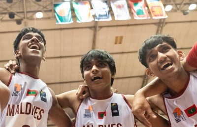 ދެކުނު އޭޝިއާގެ ކޮލިފައިންގައި ޒުވާން ބާސްކެޓް ޓީމަށް ތިން ވަނަ