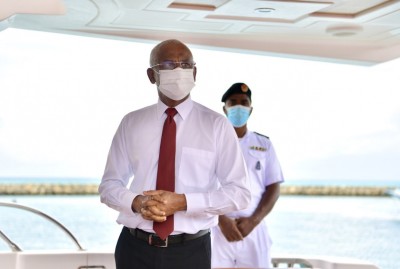 ގާފަރަށް ކުރެއްވި ދަތުރުފުޅަށްފަހު ރައީސް މާލެ ވަޑައިގެންފި