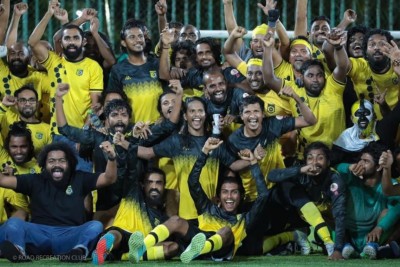 ތަފާތު ދެއްކި އެފްއެސްއެމް ބަލިކޮށް އާރްއާރްސީ އިން ކުލަބު މޯލްޑިވްސްގެ ތަށި އުފުލާލައިފި