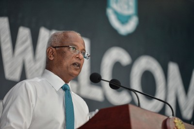 އެ މީހެއްގެ ފެންވަރުން ތަރައްގީގައި ބައިވެރިވުމަކީ އާ އަހަރުގެ އަޒުމަކަށް ހަދަން ޖެހޭ: ރައީސް