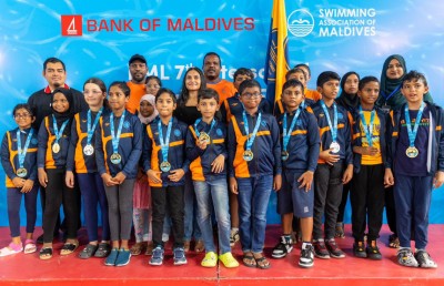 ކުޑަކުދިންނަށް ބީއެމްއެލްއިން ބޭއްވި ސްވިމިން ފެސްޓިވަލަށް ބޮޑު ތަރުހީބެއް
