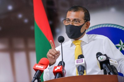 "އިންޑިއާ އައުޓް" ކެމްޕެއިނަށް ތާއީދެއް ނެތް، ޔާމީން ޖެހޭނީ ހުއްޓާލަން: ނަޝީދު