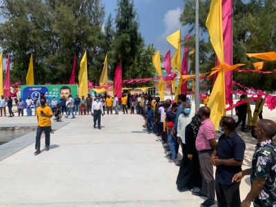 ފޯރިގަދަ ހަރަކާތްތަކަކަށް ފަހު، ކޮމަންޑޫ ދާއިރާ ބައި-އިލެކްޝަންގެ ކެމްޕެއިން ނިންމައިލައިފި