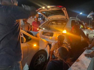 ސިނަމާލެ ބްރިޖް އަދި ހައިވޭ މަތިން މިރޭ ތިން އެކްސިޑެންޓެއް