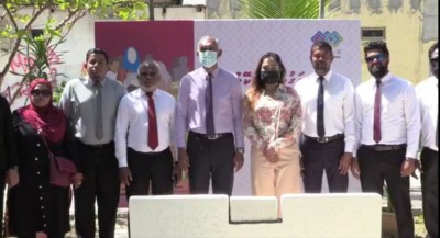 ވިިލިމާލޭގައި އިސްލާމިކް ބޭންކްގެ އޭޓީއެމްއަކާއި ވަގުތީ މާރުކޭޓްގެ ބިންގާ އަޅައިފި