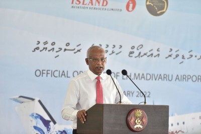 މުލީ އެއާޕޯޓާއި ފަރެސްމާތޮޑާ އެއާޕޯޓް މިއަހަރުގެ ތެރޭގައި ހުޅުވާނެ: ރައީސް