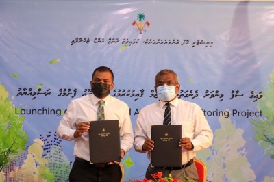 ވައިގެ ސާފު މިންވަރު ދެނެގަތުމަށް އައްޑޫގައި އެއާ ކޮލިޓީ މޮނިޓަރިން ސެންސަރެއް ހަރުކޮށްފި