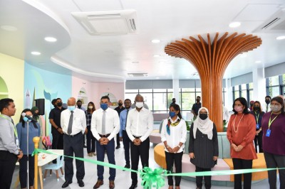 ހުޅުމާލެ ހޮސްޕިޓަލްގައި ޤާއިމުކޮށްފައިވާ ޗައިލްޑް ޑިވެލޮޕްމަންޓް ސެންޓަރު ހުޅުވައިފި