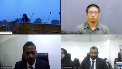 މާވިންގެ މައްޗަށް ދަޢުވާ އިއްވުމުގައި ހުރަހެއް, ދައުލަތުން އެދުނީ ތަރުޖަމާނު ބަދަލުކުރަން