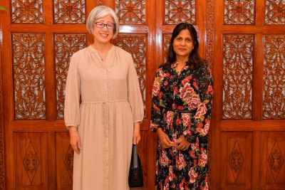 ޖަޕާނު ސަފީރު ވެސް މެޑަމް ފަޒްނާގެ އަރިހަށް އިހުތިރާމްގެ ޒިޔާރަތެއް ކުރައްވައިފި
