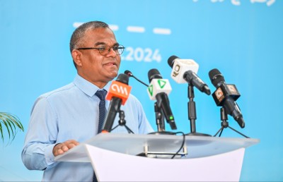 ހުޅުމާލޭގައި 10،000 ޓަނުގެ ފެން ރައްކާ ކުރެވޭ ތާނގީގެ މަސައްކަތް ފަށައިފި