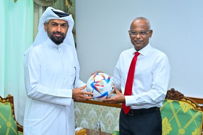 ވޯލްޑް ކަޕް މެޗެއް ބައްލަވައިލެއްވުމުގެ ދައުވަތު ރައީސް ޞާލިހަށް