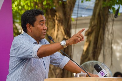 އިންޑިއާ އައުޓް ހުއްޓުވަން ނެރުނު ގަރާރު ތަންފީޒެއް ނުކުރެވޭނެ: ރައީސް ޔާމީން
