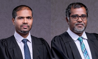 ހައި ކޯޓުގެ ދެ ފަނޑިޔާރުން ވަކިކުރަން ނިންމި ނިންމުމާމެދު ސުވާލު އުފެދިއްޖެ
