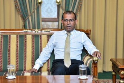 އިސްކަން ދޭނީ އިންޑިއާއަށް، ޗައިނާއަށް "ބިން ފޭރުމުގެ" ފުރުސަތެއް ނެތް: ރައީސް ނަޝީދު