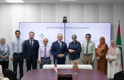 މެލޭޝިއާއިން ރާއްޖެއަށް 561 ސްކޮލަޝިޕް