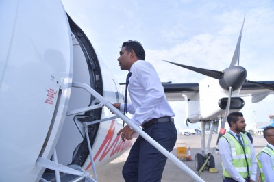 ރަސްމީ ދަތުރުފުޅެއްގައި ނައިބު ރައީސް ފުވައްމުލަކު ސިޓީއަށް ވަޑައިގެންފި