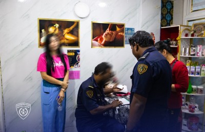 ސެލޫނާއި ސްޕާތަކުގެ ހާއްސަ އިންސްޕެކްޝަންގައި 22 ތަނެއް ބަލައި، ހަތް ބިދޭސީއަކު ހިފަހައްޓައިފި