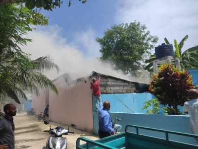 މާއުނގޫދޫ ގެއެއްގައި އަލިފާން ރޯވެ ބޮޑެތި ގެއްލުންތަކެއް ވެއްޖެ