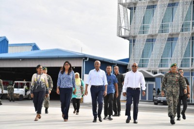 ރަސްމީ ދަތުރުފުޅެއްގައި ރައީސް ފުނަދޫއަށް