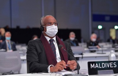 މޫސުމީ ބަދަލުގެ ގެއްލުން ބޮޑު ގައުމުތަކަށް ވައުދުވި ފައިސާ ނުދޭތީ ރައީސް ފާޑުވިދާޅުވެއްޖެ