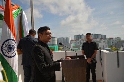 އިންޑިއާގެ މިނިވަން ދުވަސް ރާއްޖޭގައި ފާހަގަކޮށްފި