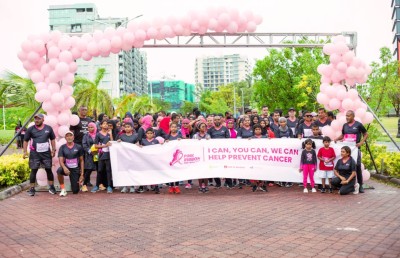 11 ރަށެއްގައި "ޕިންކް ރިބަން ރަން-ވޯކް" ބާއްވައިފި