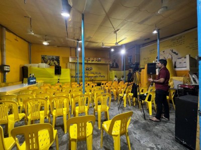 ނަޝީދު ބާކީވެއްޖެ، ބަރުލަމާނީ ބައްދަލުވުމަށް ވަޑައިގެންނެވިއިރު ތިބީ ސެކިއުރިޓީ އެކަނި