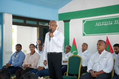 ރަތްމަންދޫގައި ދެ މަޝްރޫއެއް އަވަހަށް ފެށުމަށް މަސައްކަތް ކޮށްދޭނަން: ރައީސް