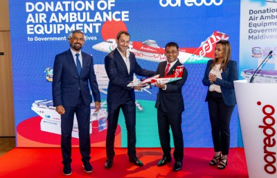 އުރީދޫން އެއާ އެމްބިއުލާންސަށް 16 މިލިއަން ރުފިޔާގެ ސާމާނު ހަދިޔާކޮށްފި