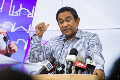 ރައީސް ކަމަށް ކުރިމަތިލަނީ ގާނޫނު ތަންފީޒު ކުރާ މީހެއް ކަމަށް ގަބޫލު ކުރެވޭތީ: ޔާމީން