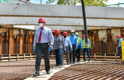 އުރީދޫގެ 11 ބުރީގެ ޒަމާނީ އިމާރާތުގެ މަސައްކަތް ފަށައިފި