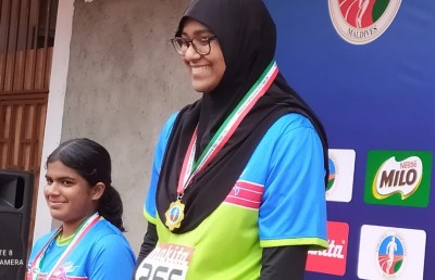 ޑިސްކަސް ތުރޯގެ ރަން މެޑަލް އައިނީއަށް، ޝާޔާ ކުރިއެރުން ހޯދައިފި