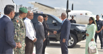 ރައީސްގެ ދެކަނބަލުން ބަހްރައިނަށް ފުރާވަޑައިގެންފި