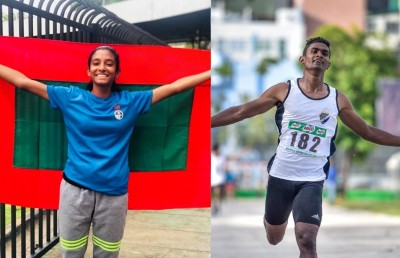 ގައުމީ ކަސްރަތު މުބާރާތް: ސާއިދު އާއި ހަމްނާ ރަން މެޑަލް ދިފާއުކޮށްފި