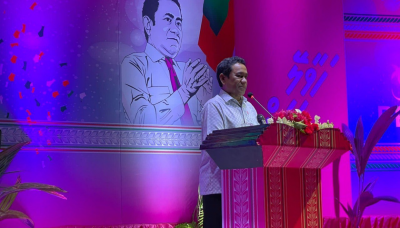 ދިއްދޫ ފަޅު ހިއްކައިގެން އެއާޕޯޓެއް އަޅާނަން: ރައީސް ޔާމީން