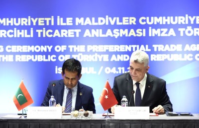 ރާއްޖެ-ތުރުކީ މިނިވަން ވިޔަފާރީގެ އެއްބަސްވުމުގައި ސޮއިކޮށްފި