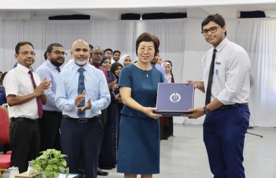 ޗައިނާއިން ހުޅުމާލެ ސީއެޗްއެސްއީ އަށް އޭސީތަކެއް ހަދިޔާކޮށްފި