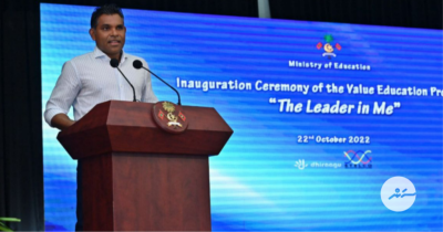 ގައުމުދެކެ ލޯބިވާ އަދި ގައުމީ ތަރައްގީގައި ބައިވެރިވެވޭ ބަޔަކަށް ދަރިވަރުން ވާން ޖެހޭ: ނައިބު ރައީސް